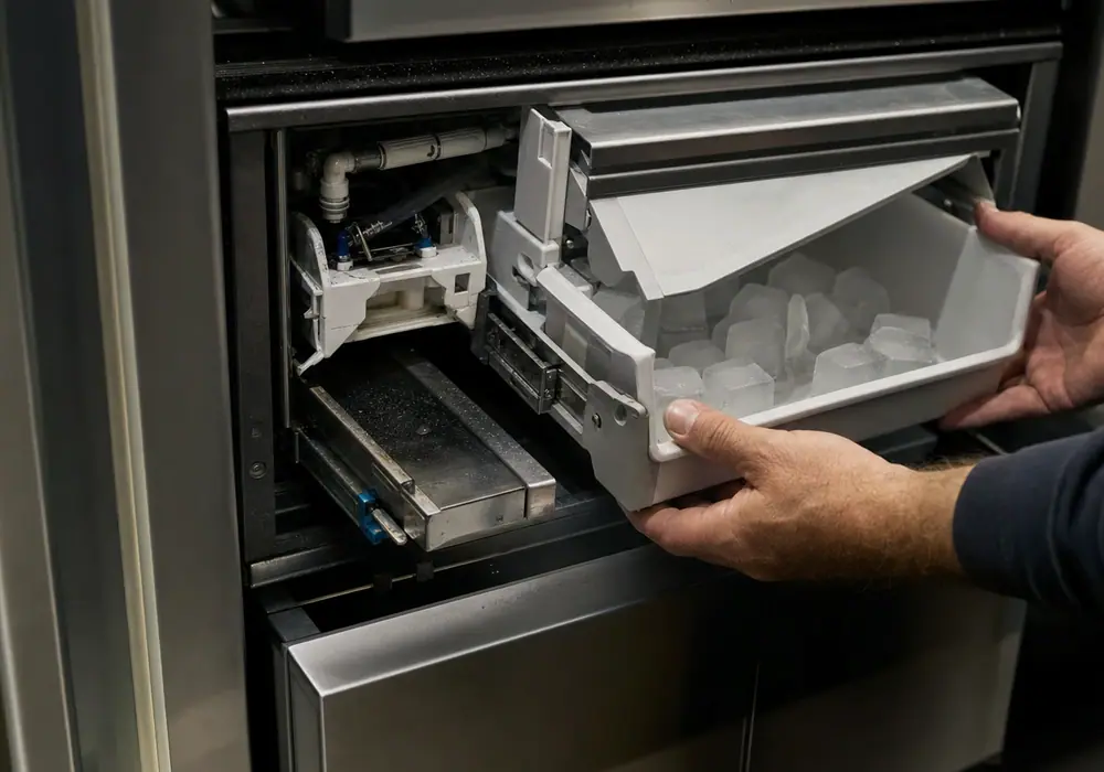 Built-in appliance work in a Downtown San Diego kitchen